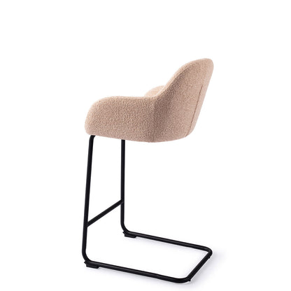 Jesper Home Kushi Flax Relax Barkruk (L) - Counter Arch Black - KwaliteitWonen.nl