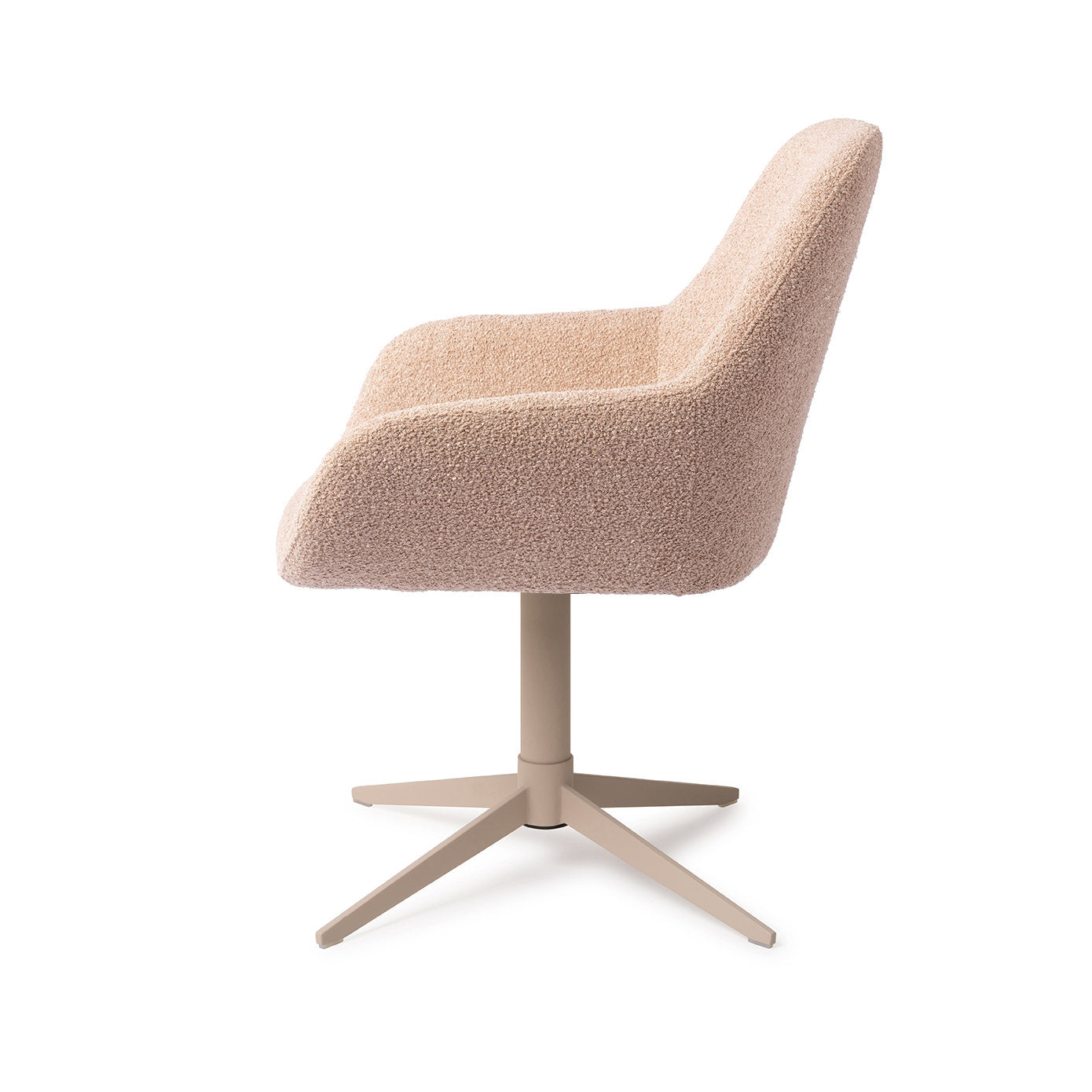Jesper Home Kushi Flax Relax Eetkamerstoel - Quad Beige - KwaliteitWonen.nl