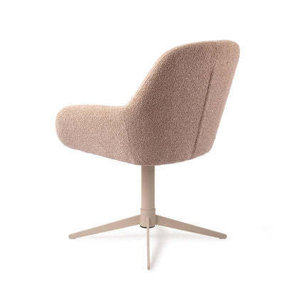 Jesper Home Kushi Flax Relax Eetkamerstoel - Quad Beige - KwaliteitWonen.nl