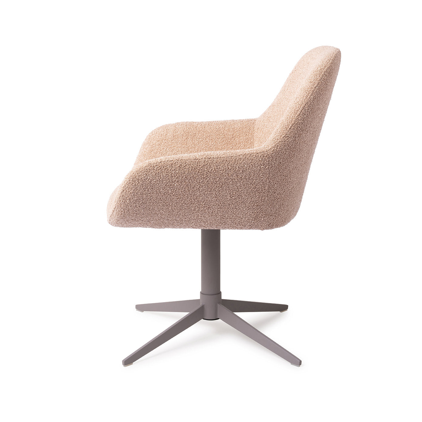 Jesper Home Kushi Flax Relax Eetkamerstoel - Quad Grey - KwaliteitWonen.nl