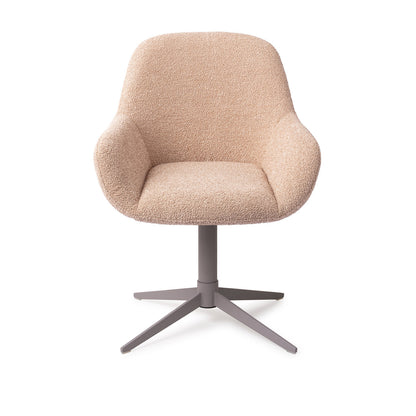 Jesper Home Kushi Flax Relax Eetkamerstoel - Quad Grey - KwaliteitWonen.nl