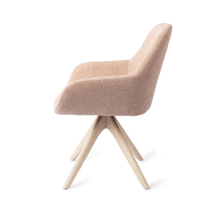 Jesper Home Kushi Flax Relax Eetkamerstoel - Revolve Oak Bleach - KwaliteitWonen.nl