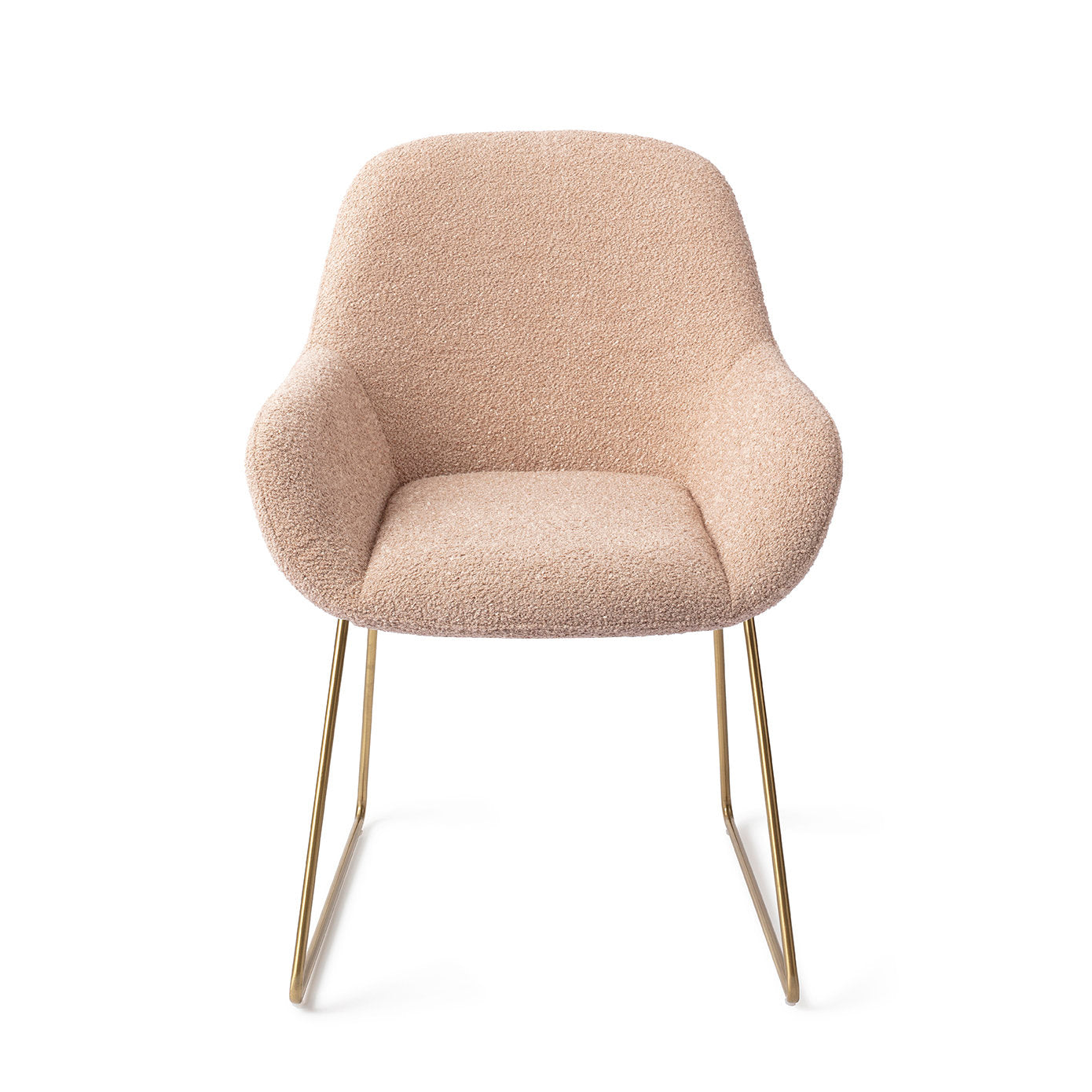 Jesper Home Kushi Flax Relax Eetkamerstoel - Slide Gold - KwaliteitWonen.nl