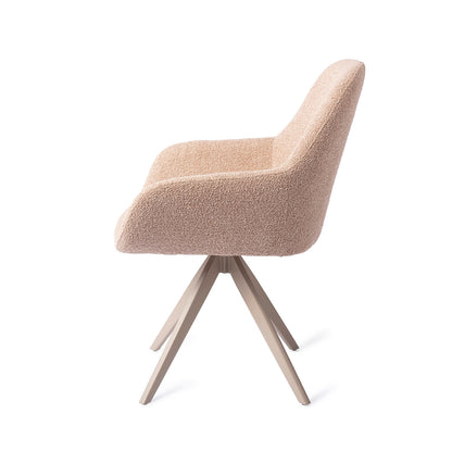 Jesper Home Kushi Flax Relax Eetkamerstoel - Turn Beige - KwaliteitWonen.nl