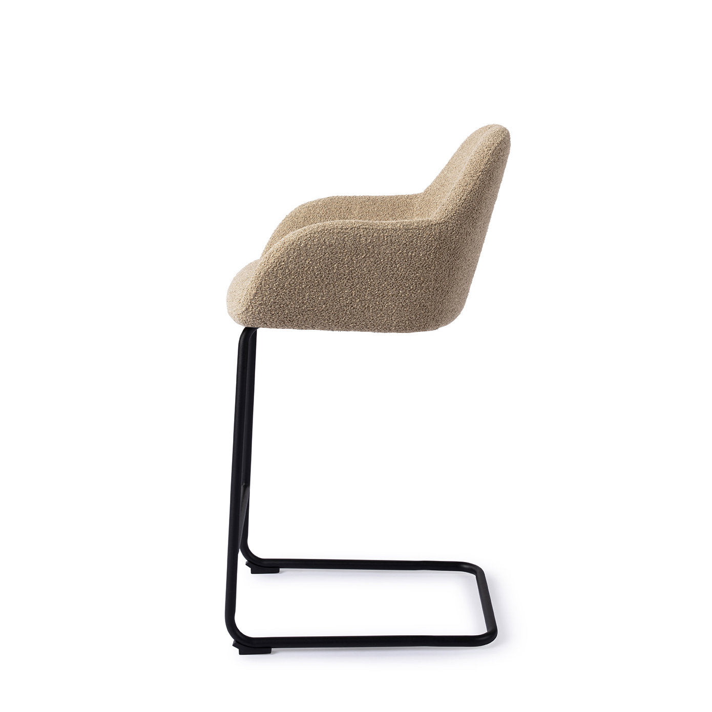 Jesper Home Kushi Moss Meadow Barkruk (L) - Counter Arch Black - KwaliteitWonen.nl