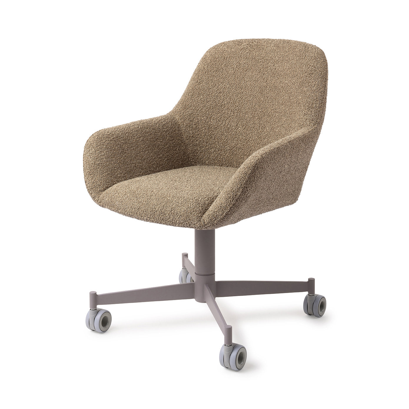 Jesper Home Kushi Moss Meadow Eetkamerstoel - Caster Grey - KwaliteitWonen.nl