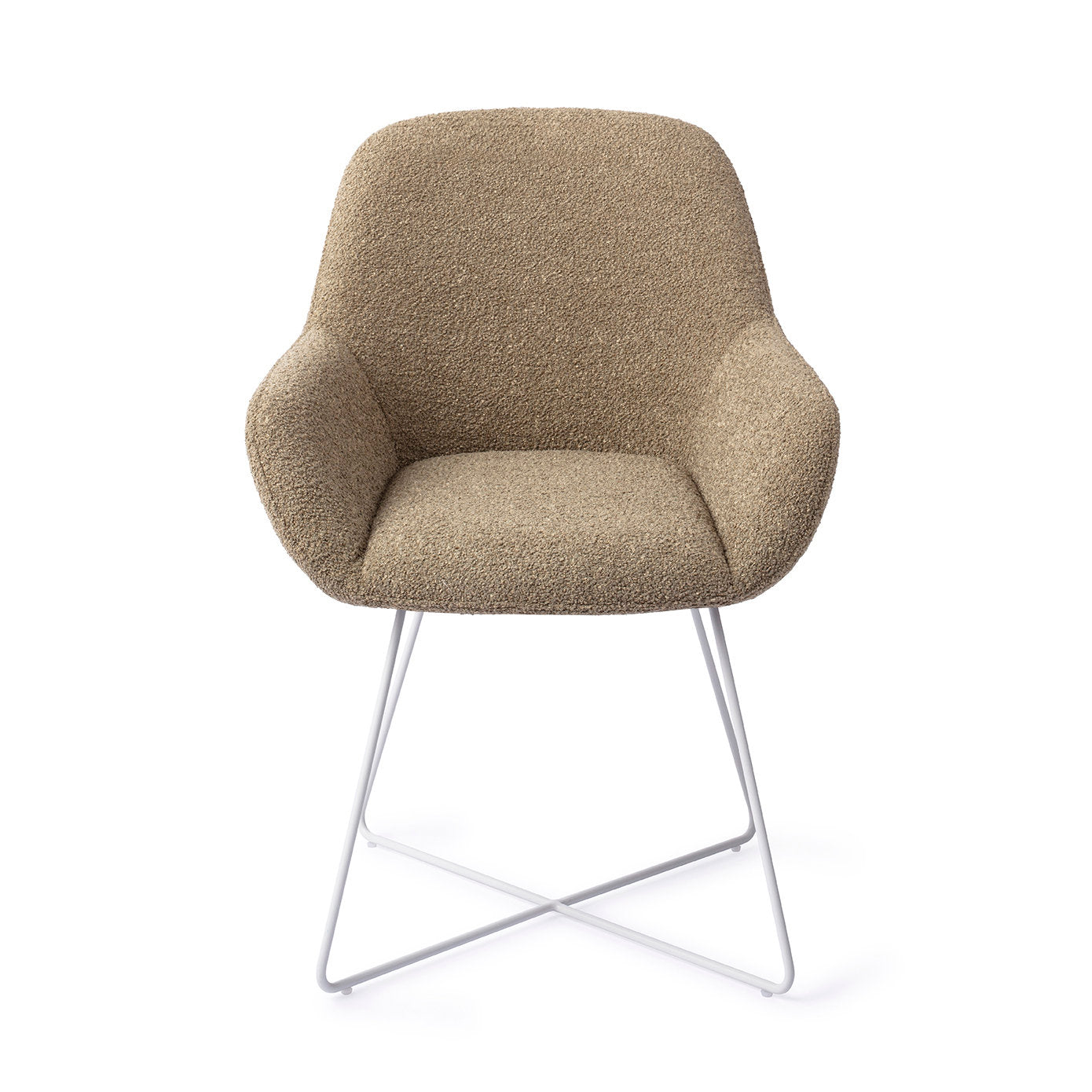Jesper Home Kushi Moss Meadow Eetkamerstoel - Cross White - KwaliteitWonen.nl