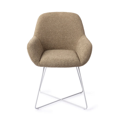 Jesper Home Kushi Moss Meadow Eetkamerstoel - Cross White - KwaliteitWonen.nl