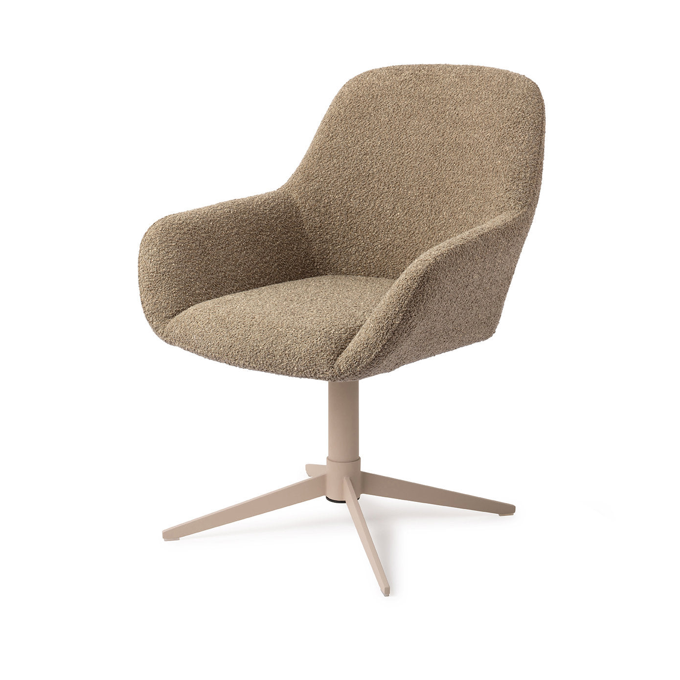 Jesper Home Kushi Moss Meadow Eetkamerstoel - Quad Beige - KwaliteitWonen.nl