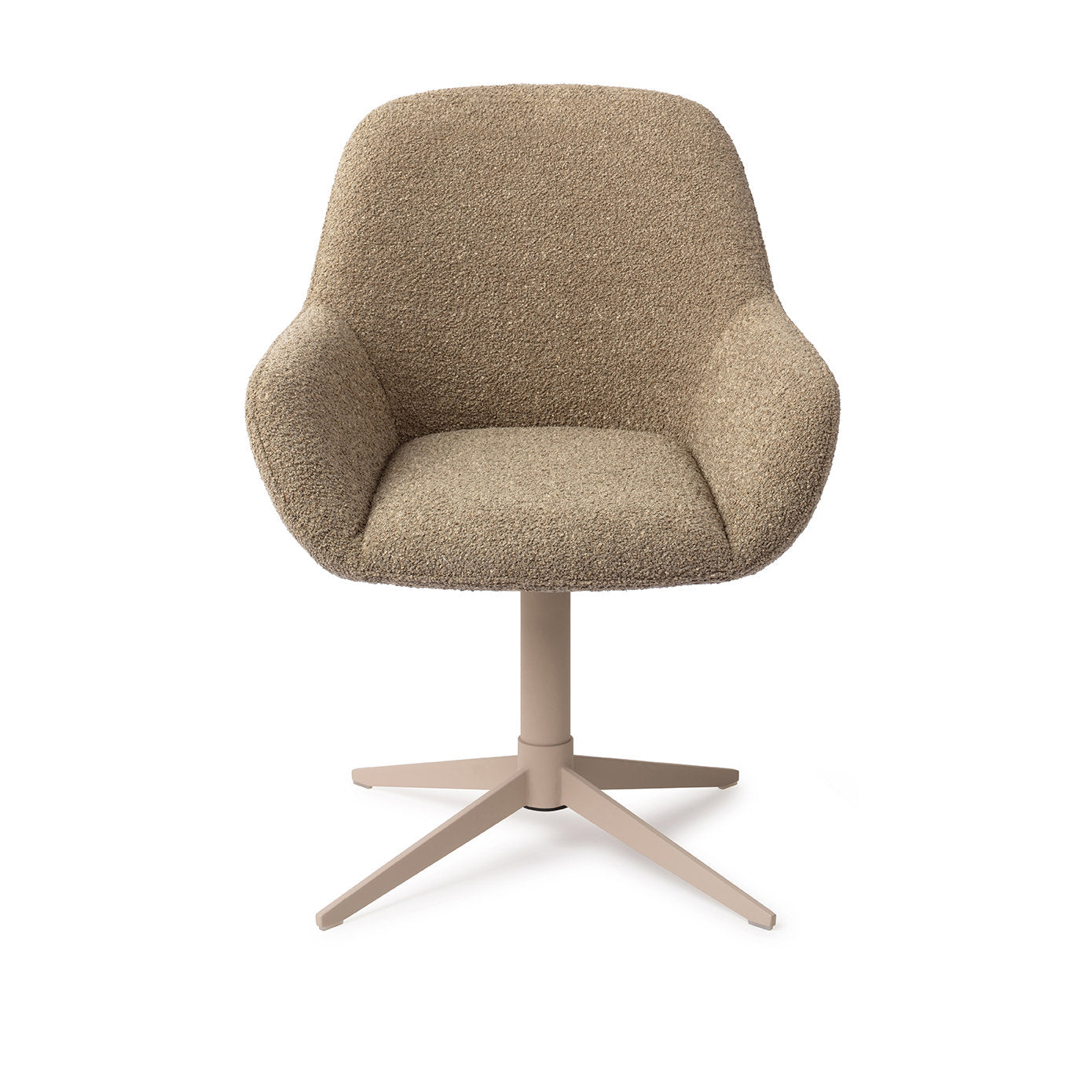 Jesper Home Kushi Moss Meadow Eetkamerstoel - Quad Beige - KwaliteitWonen.nl