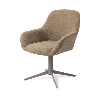 Jesper Home Kushi Moss Meadow Eetkamerstoel - Quad Grey - KwaliteitWonen.nl