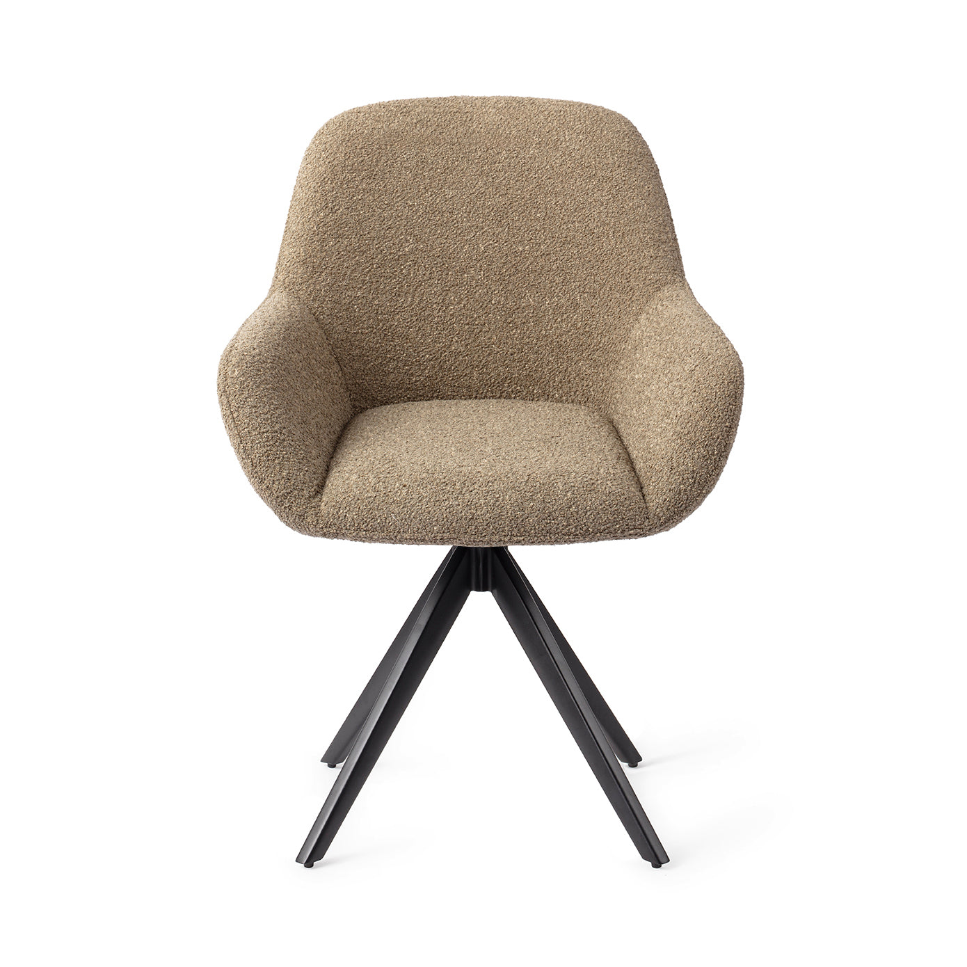 Jesper Home Kushi Moss Meadow Eetkamerstoel - Turn Black - KwaliteitWonen.nl
