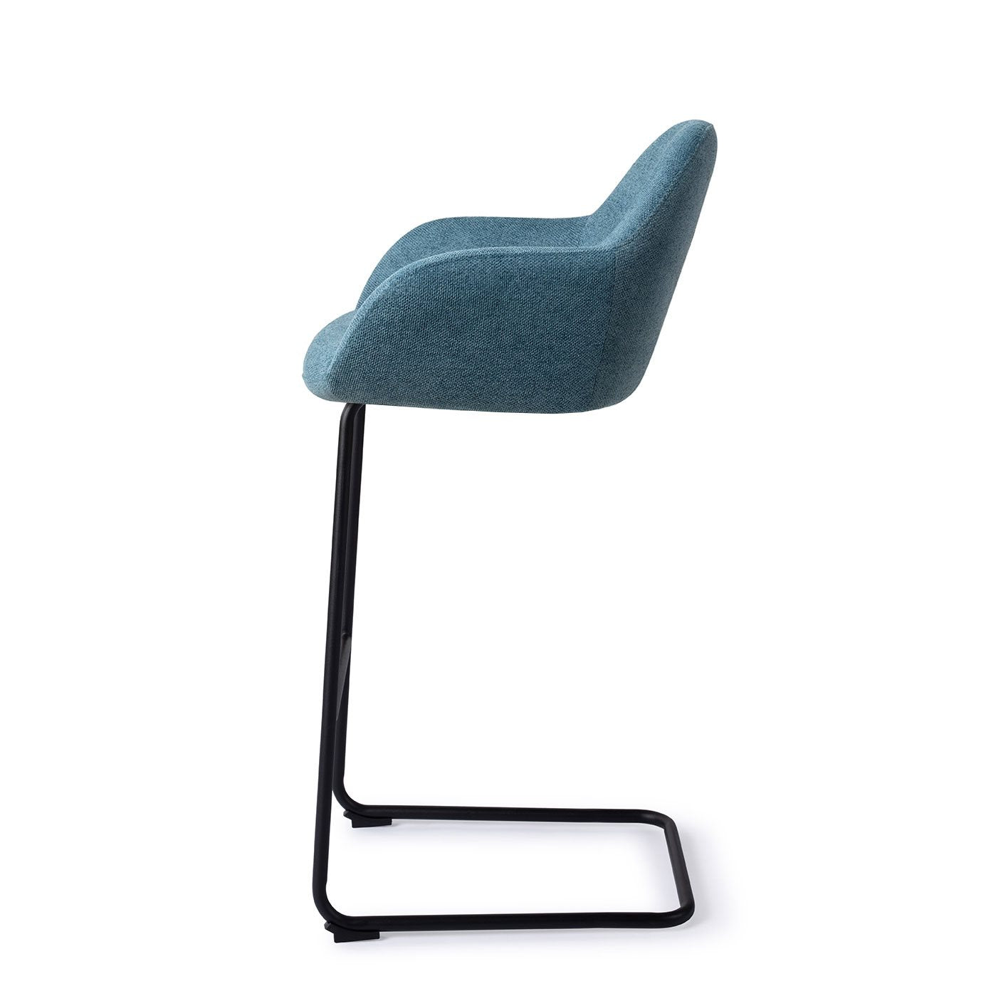 Jesper Home Kushi Ocean Eyes Barkruk - Arch Black (H) - KwaliteitWonen.nl