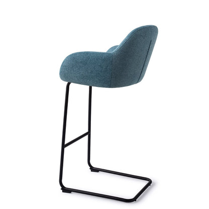 Jesper Home Kushi Ocean Eyes Barkruk - Arch Black (H) - KwaliteitWonen.nl