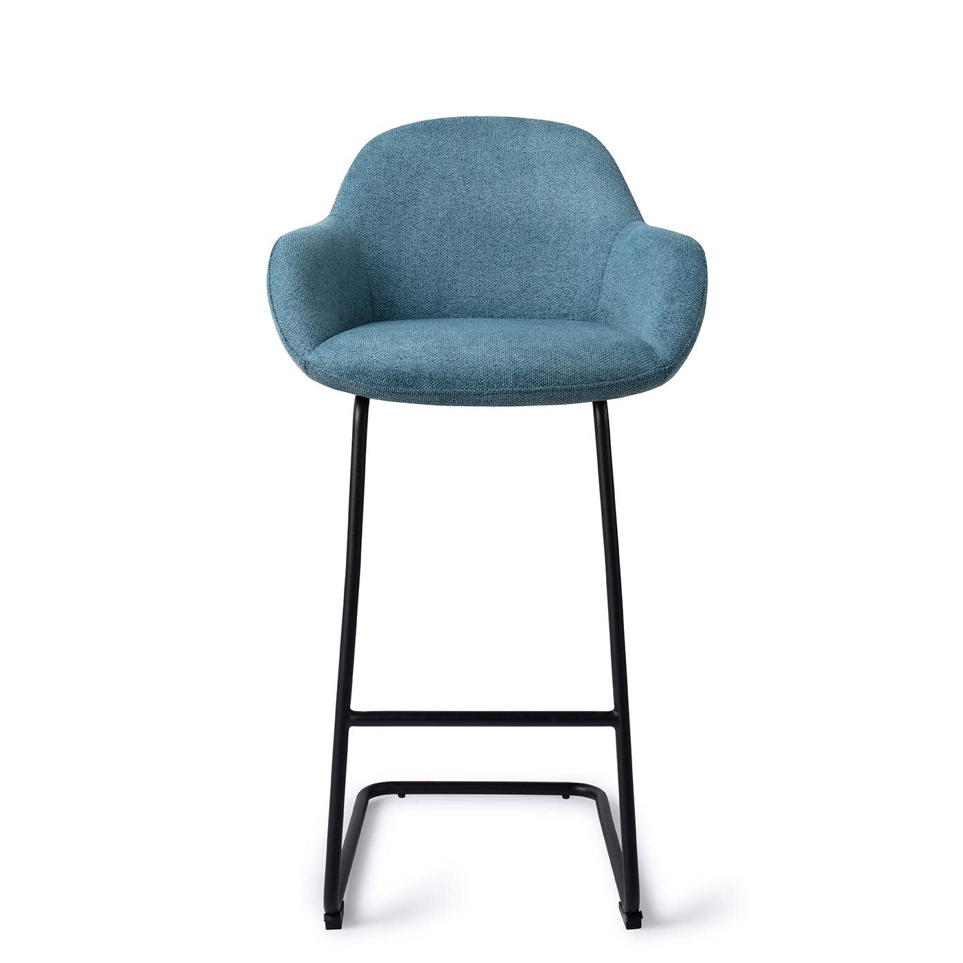 Jesper Home Kushi Ocean Eyes Barkruk - Arch Black (H) - KwaliteitWonen.nl