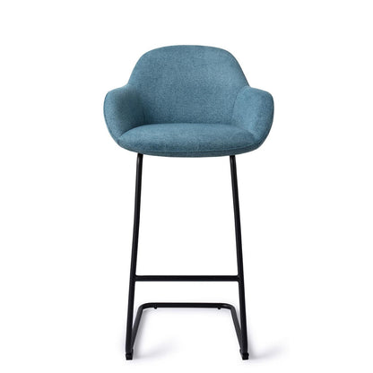 Jesper Home Kushi Ocean Eyes Barkruk - Arch Black (H) - KwaliteitWonen.nl