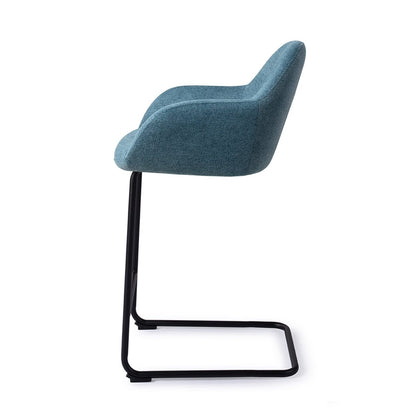 Jesper Home Kushi Ocean Eyes Barkruk - Arch Black (L) - KwaliteitWonen.nl
