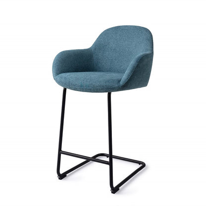Jesper Home Kushi Ocean Eyes Barkruk - Arch Black (L) - KwaliteitWonen.nl