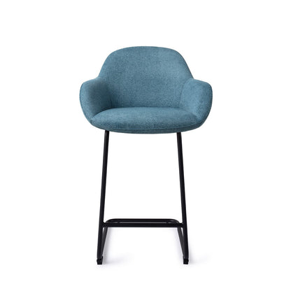 Jesper Home Kushi Ocean Eyes Barkruk - Arch Black (L) - KwaliteitWonen.nl