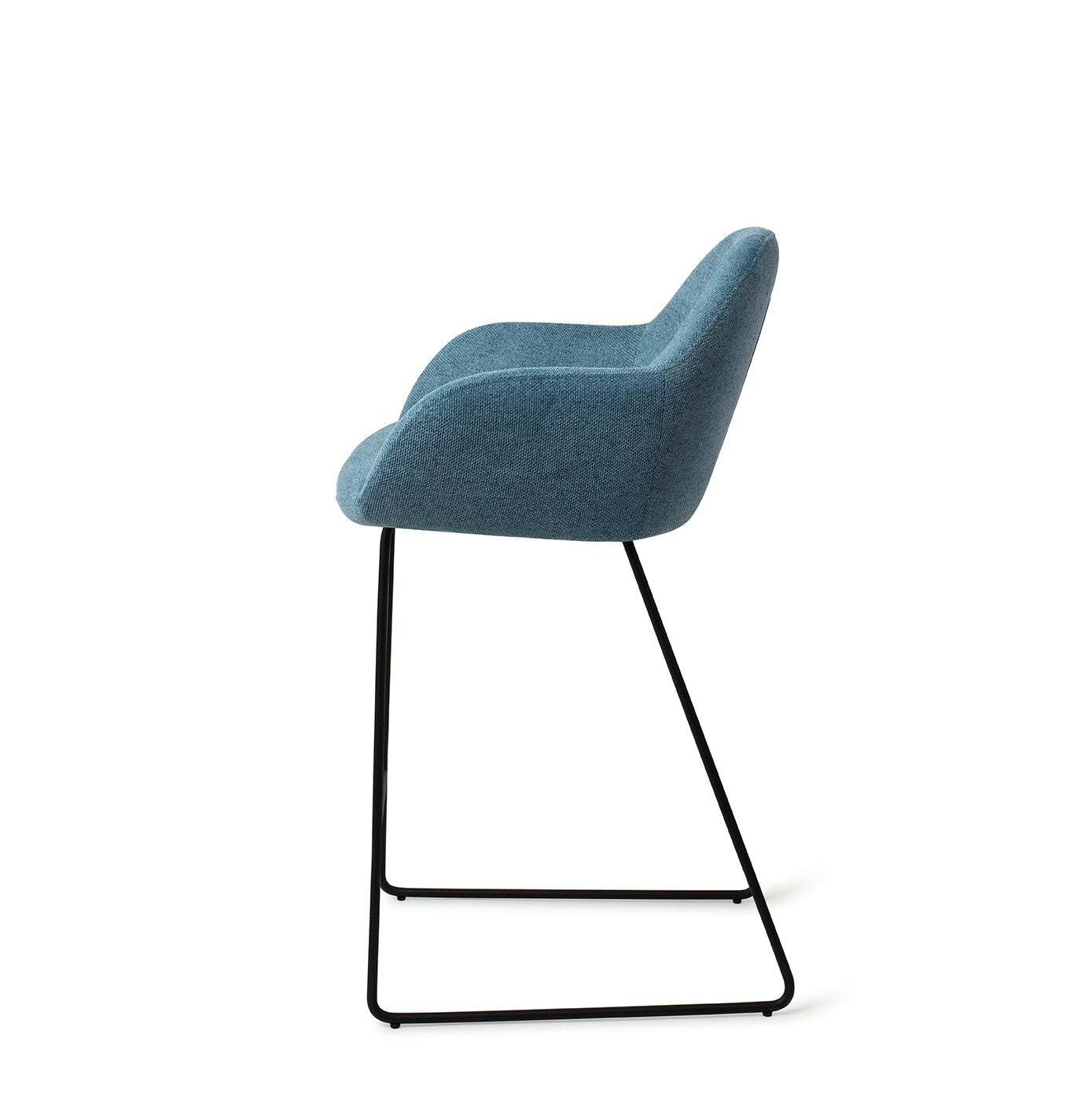 Jesper Home Kushi Ocean Eyes Barkruk - Slide Black (L) - KwaliteitWonen.nl