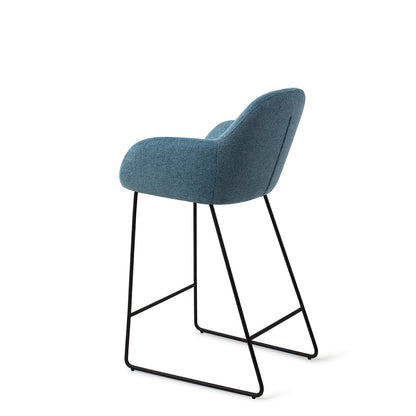 Jesper Home Kushi Ocean Eyes Barkruk - Slide Black (L) - KwaliteitWonen.nl