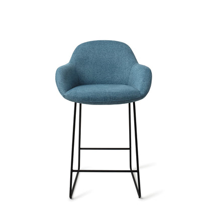 Jesper Home Kushi Ocean Eyes Barkruk - Slide Black (L) - KwaliteitWonen.nl