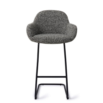 Jesper Home Kushi Skyfall Barkruk - Arch Black (H) - KwaliteitWonen.nl