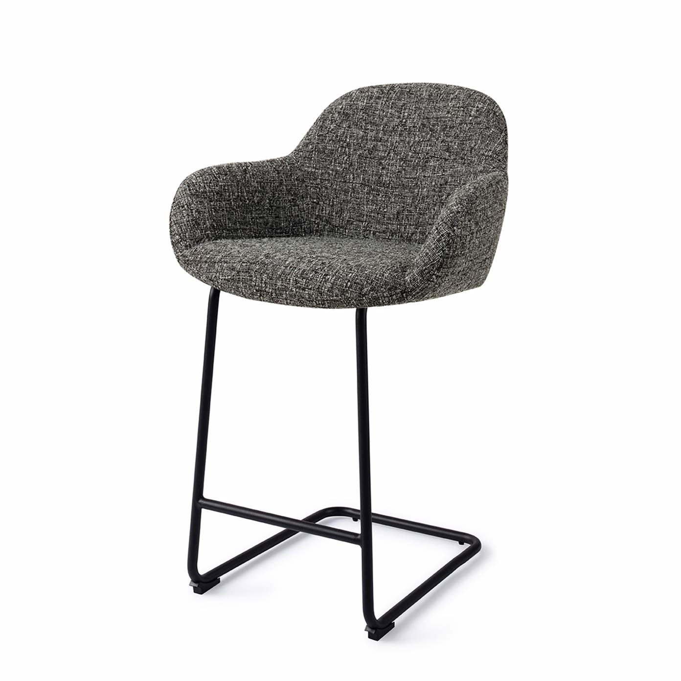 Jesper Home Kushi Skyfall Barkruk - Arch Black (L) - KwaliteitWonen.nl