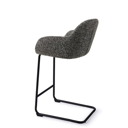 Jesper Home Kushi Skyfall Barkruk - Arch Black (L) - KwaliteitWonen.nl