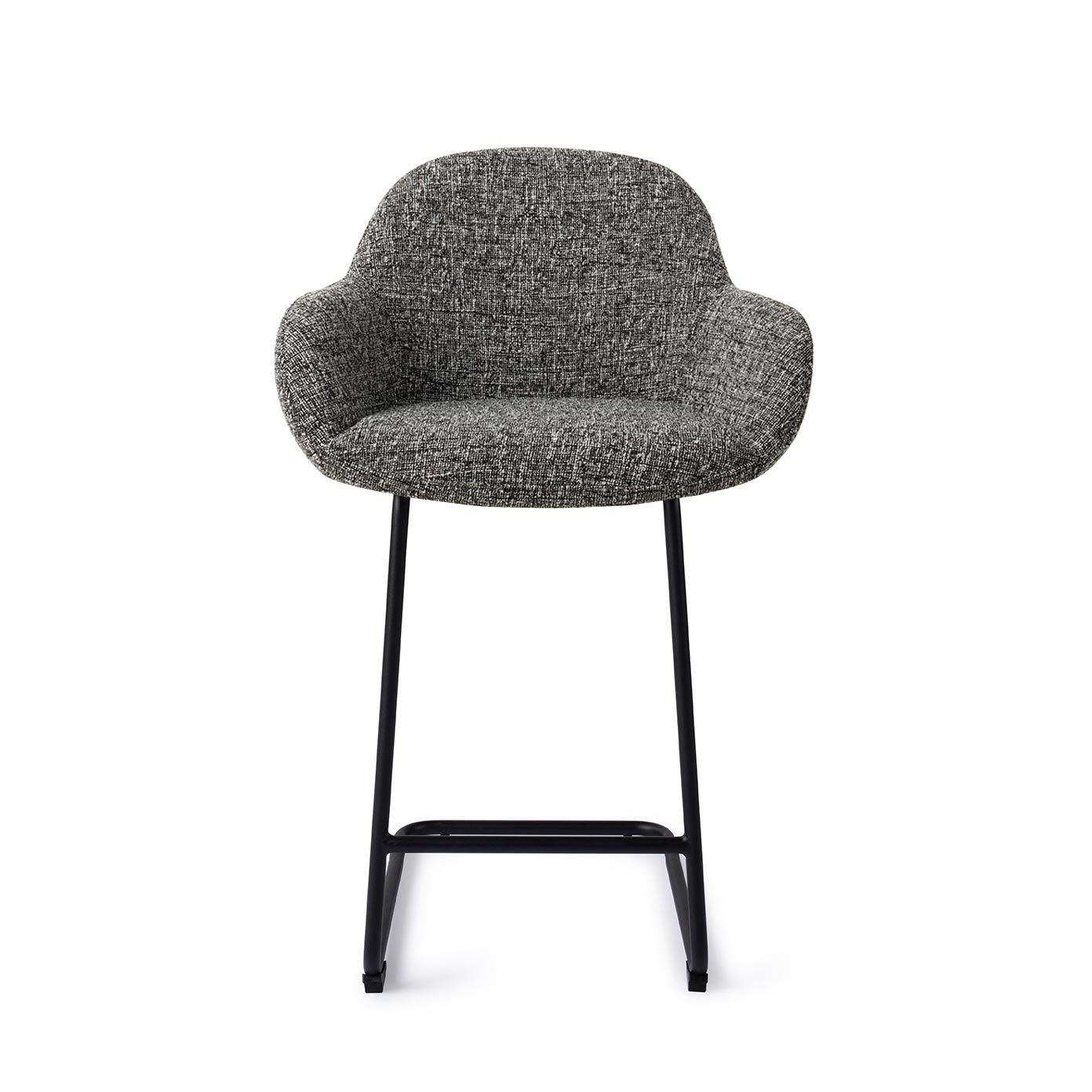 Jesper Home Kushi Skyfall Barkruk - Arch Black (L) - KwaliteitWonen.nl