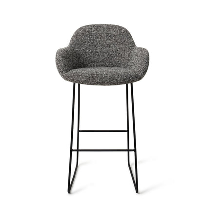 Jesper Home Kushi Skyfall Barkruk - Slide Black (H) - KwaliteitWonen.nl