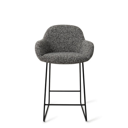 Jesper Home Kushi Skyfall Barkruk - Slide Black (L) - KwaliteitWonen.nl