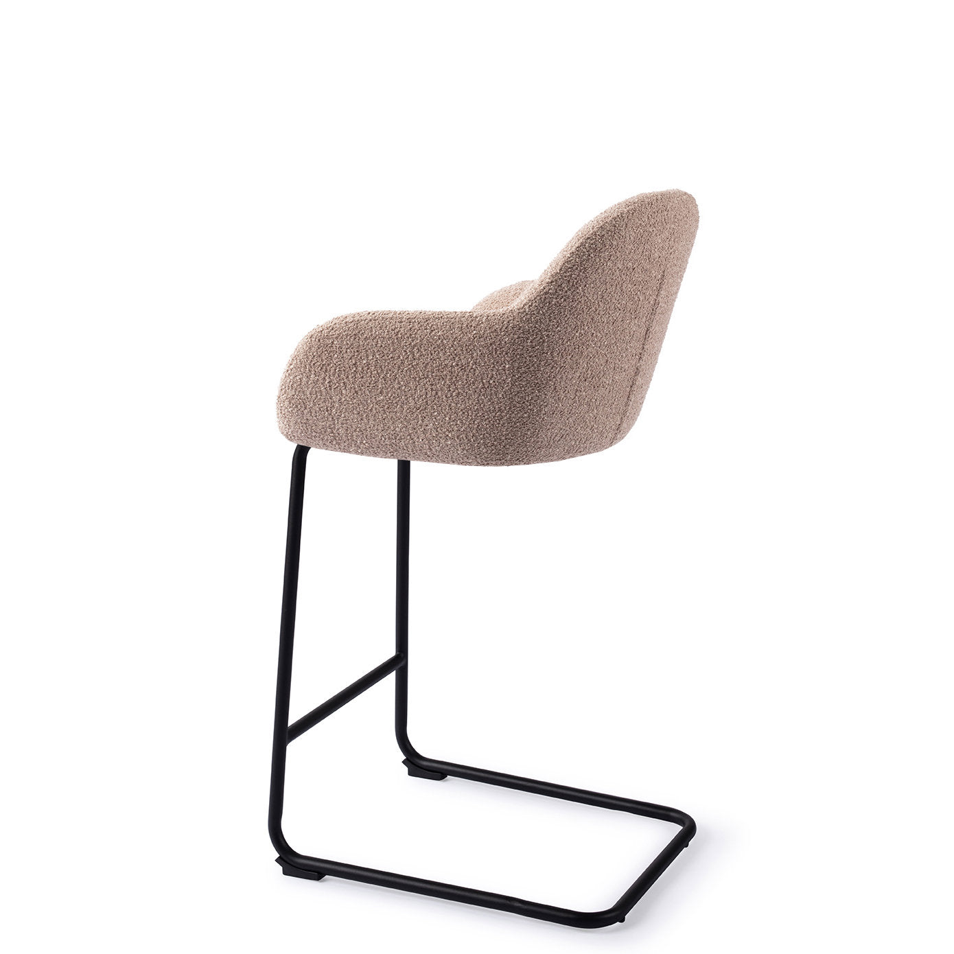 Jesper Home Kushi Stone Haze Barkruk (L) - Counter Arch Black - KwaliteitWonen.nl