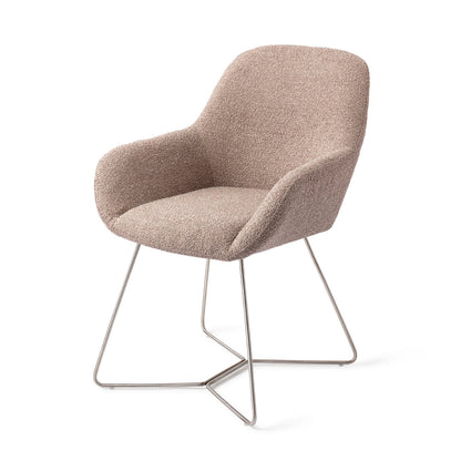 Jesper Home Kushi Stone Haze Eetkamerstoel - Beehive Steel - KwaliteitWonen.nl