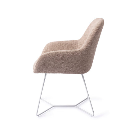 Jesper Home Kushi Stone Haze Eetkamerstoel - Beehive White - KwaliteitWonen.nl