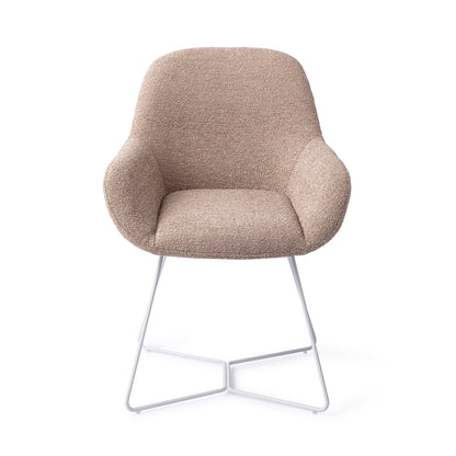 Jesper Home Kushi Stone Haze Eetkamerstoel - Beehive White - KwaliteitWonen.nl