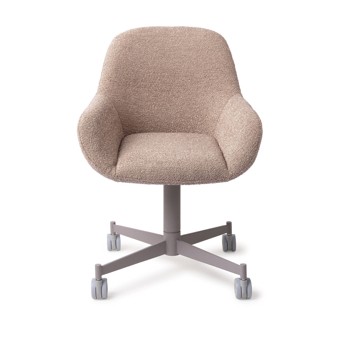Jesper Home Kushi Stone Haze Eetkamerstoel - Caster Grey - KwaliteitWonen.nl