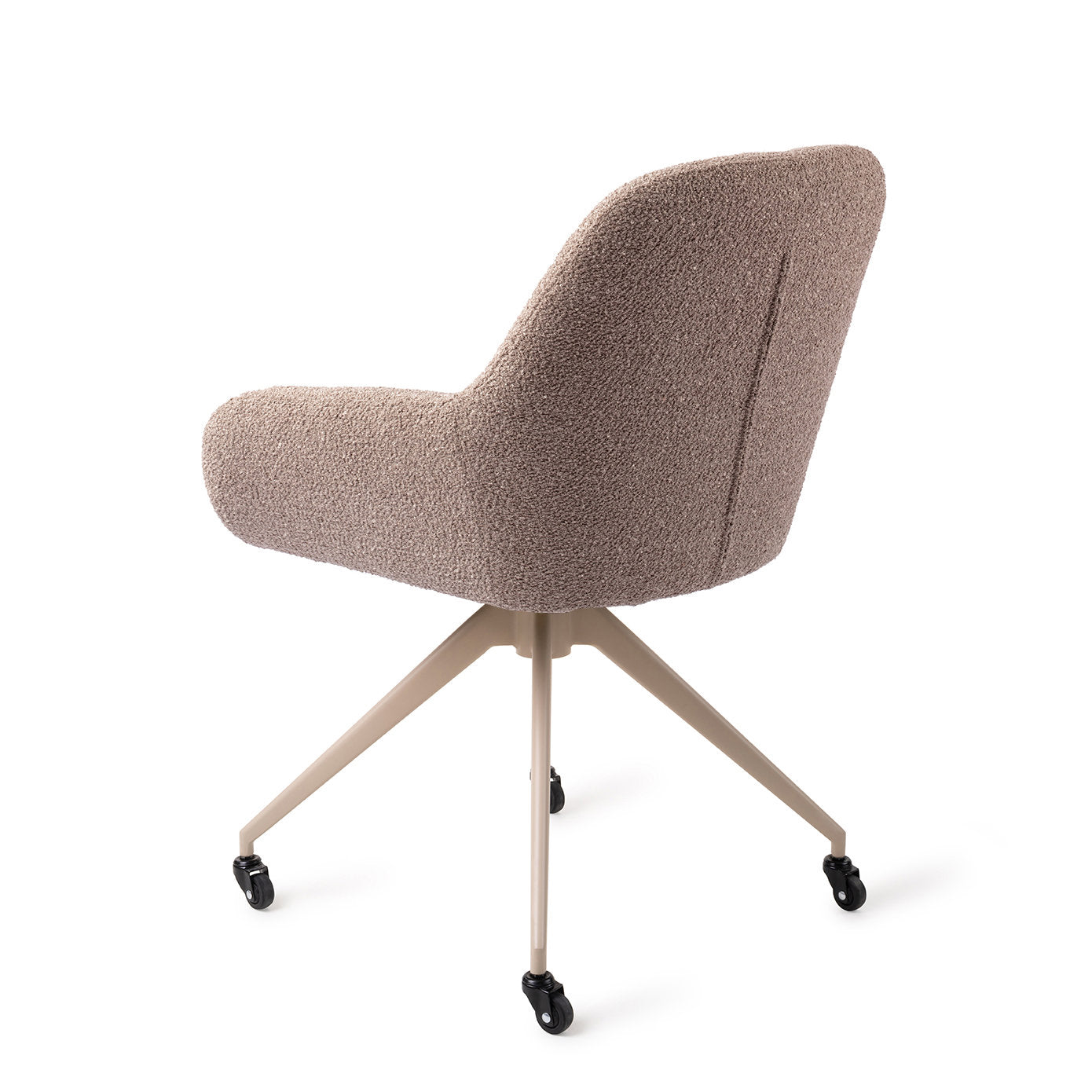 Jesper Home Kushi Stone Haze Eetkamerstoel - Glide Beige - KwaliteitWonen.nl