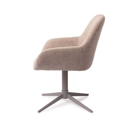 Jesper Home Kushi Stone Haze Eetkamerstoel - Quad Grey - KwaliteitWonen.nl