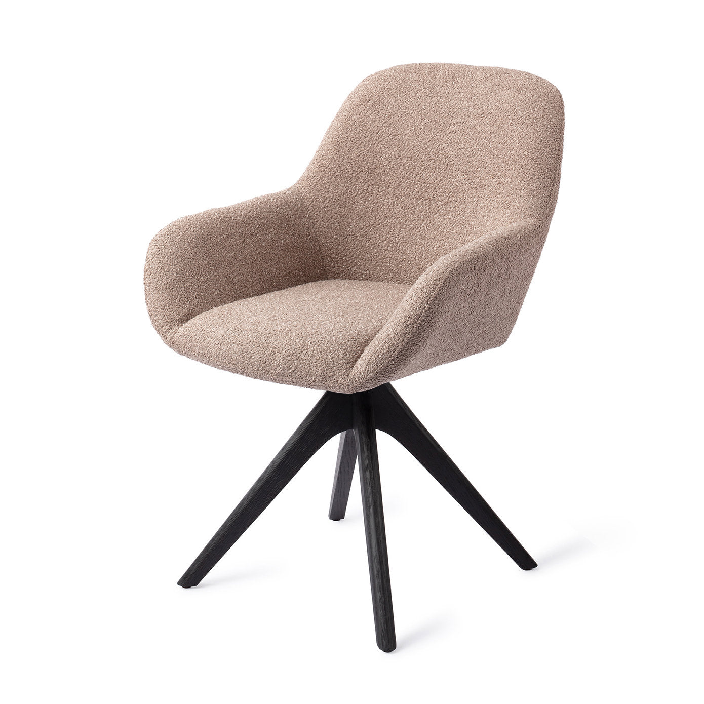 Jesper Home Kushi Stone Haze Eetkamerstoel - Revolve Oak Black - KwaliteitWonen.nl