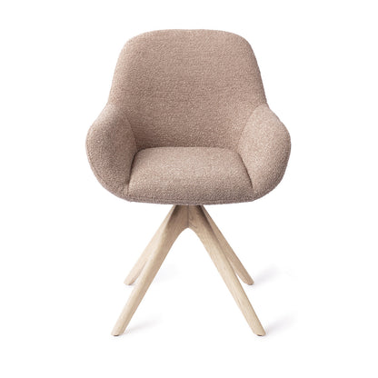 Jesper Home Kushi Stone Haze Eetkamerstoel - Revolve Oak Bleach - KwaliteitWonen.nl