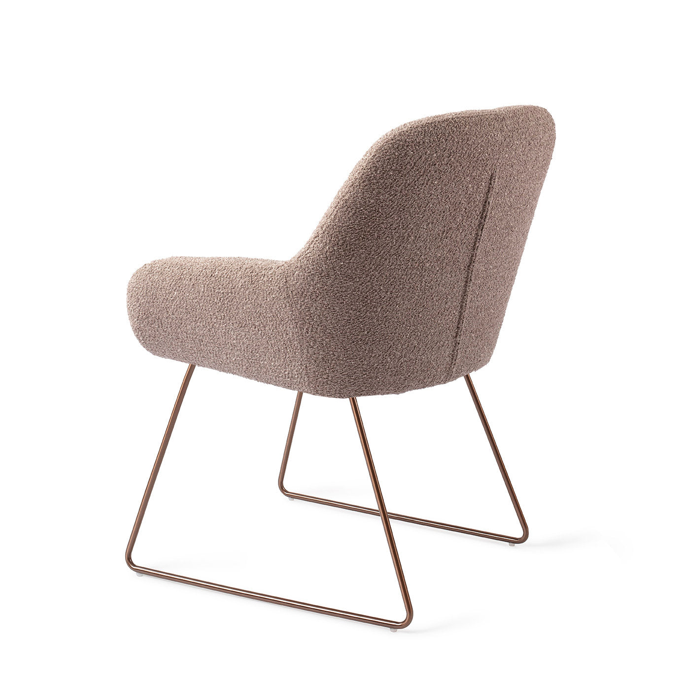 Jesper Home Kushi Stone Haze Eetkamerstoel - Slide Rose - KwaliteitWonen.nl