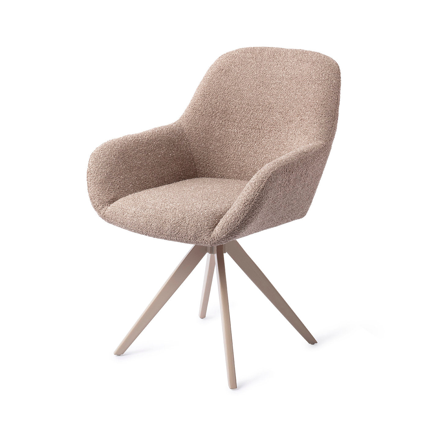 Jesper Home Kushi Stone Haze Eetkamerstoel - Turn Beige - KwaliteitWonen.nl