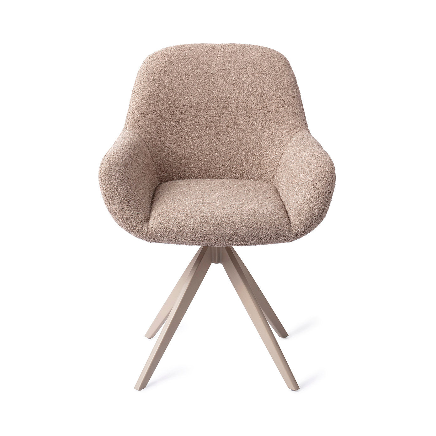 Jesper Home Kushi Stone Haze Eetkamerstoel - Turn Beige - KwaliteitWonen.nl
