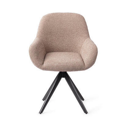 Jesper Home Kushi Stone Haze Eetkamerstoel - Turn Black - KwaliteitWonen.nl
