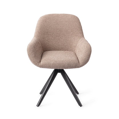 Jesper Home Kushi Stone Haze Eetkamerstoel - Turn Black - KwaliteitWonen.nl