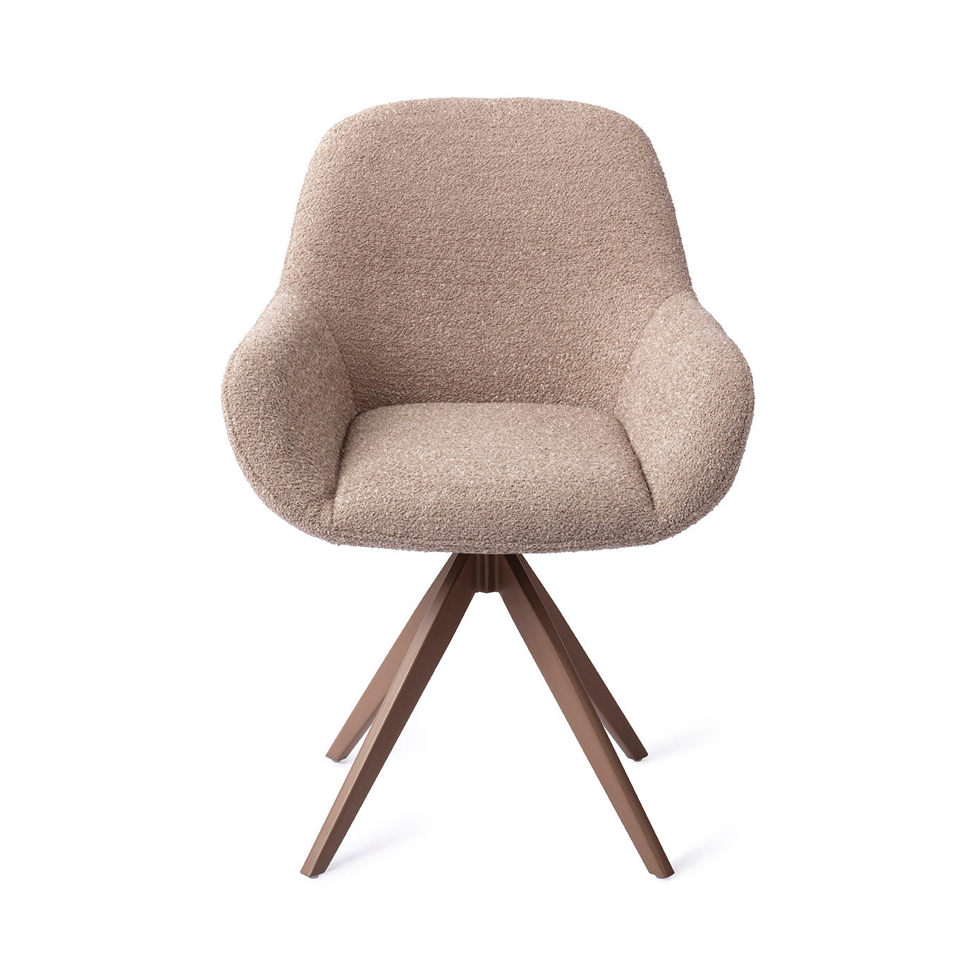 Jesper Home Kushi Stone Haze Eetkamerstoel - Turn Brown - KwaliteitWonen.nl