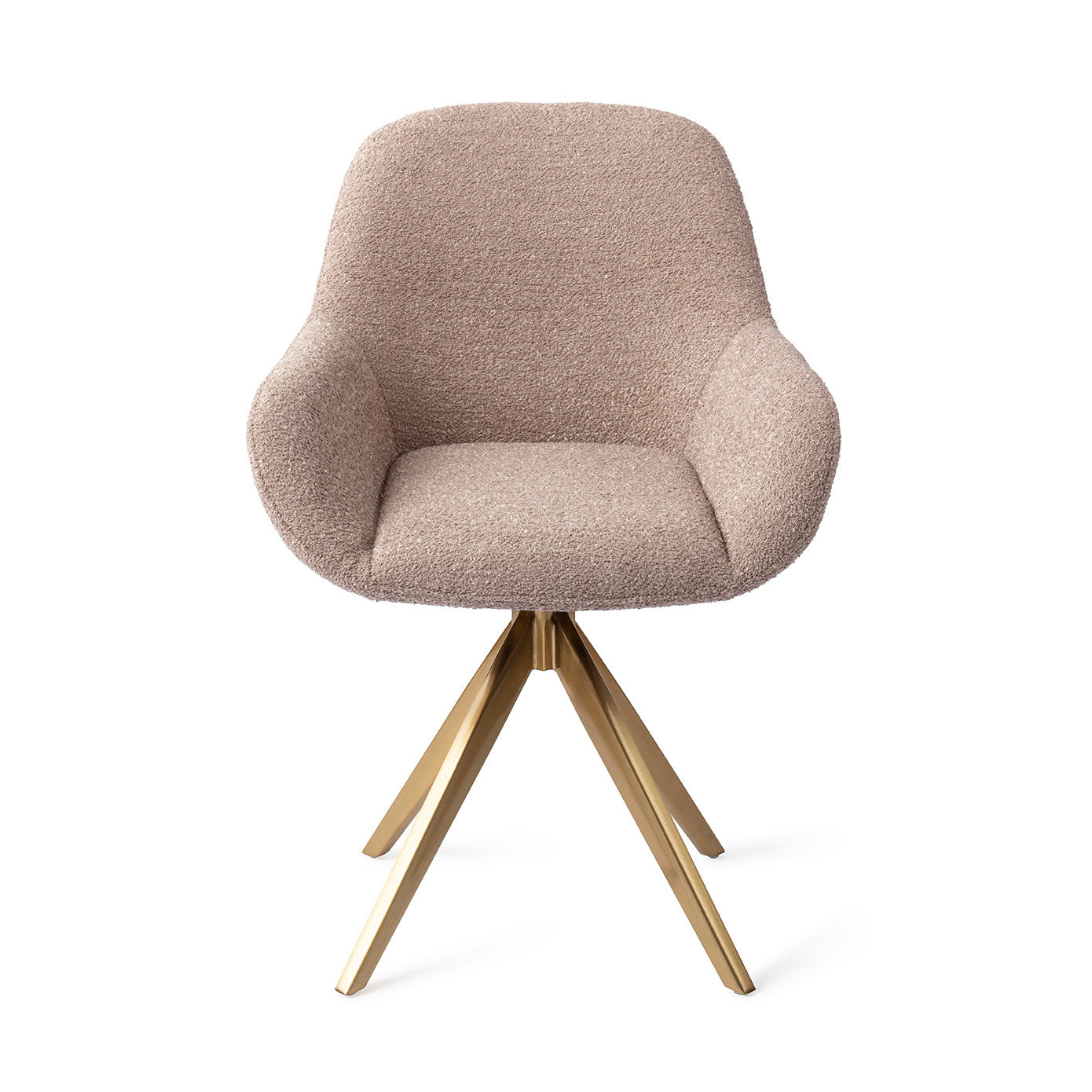 Jesper Home Kushi Stone Haze Eetkamerstoel - Turn Gold - KwaliteitWonen.nl