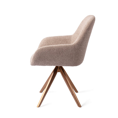 Jesper Home Kushi Stone Haze Eetkamerstoel - Turn Rose - KwaliteitWonen.nl