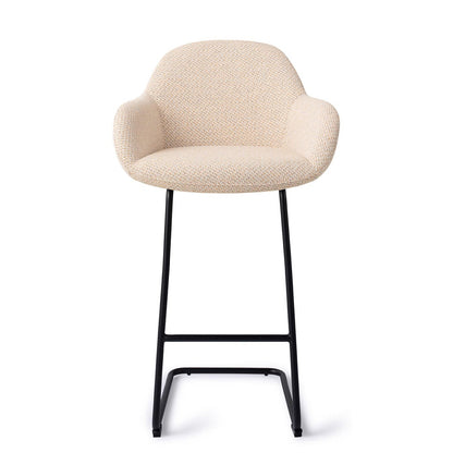Jesper Home Kushi Trouty Tinge Barkruk - Arch Black (H) - KwaliteitWonen.nl